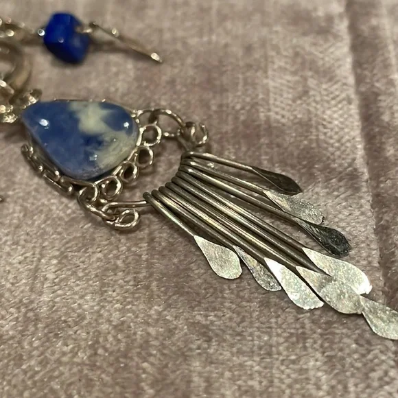 Southwestern Natural Blue Gemstone Necklace - Picture 8 of 8